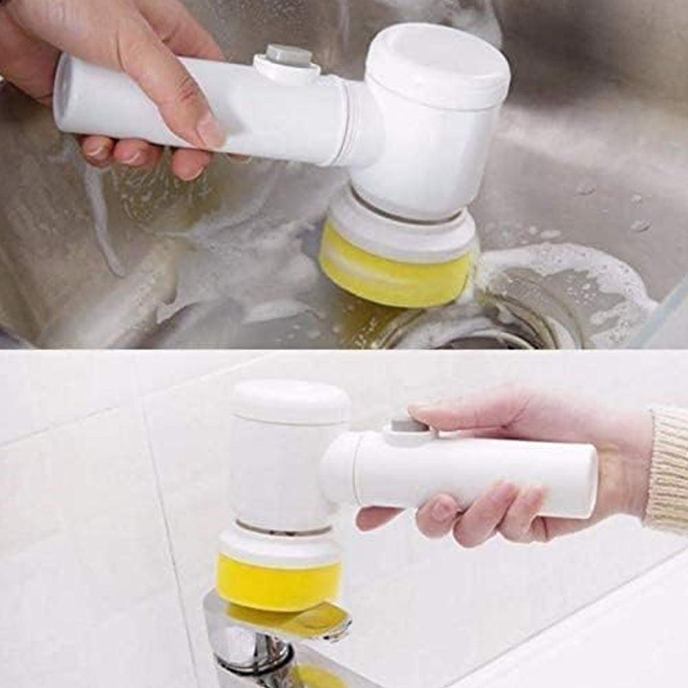 5-in-1 Electric Spin Scrubber - set of 5 replaceable brush heads