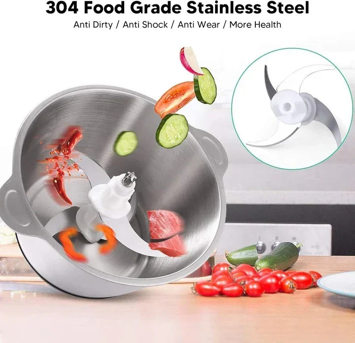 Electric Meat Grinder 3 Liter Chopper – Multi Function Food Processor