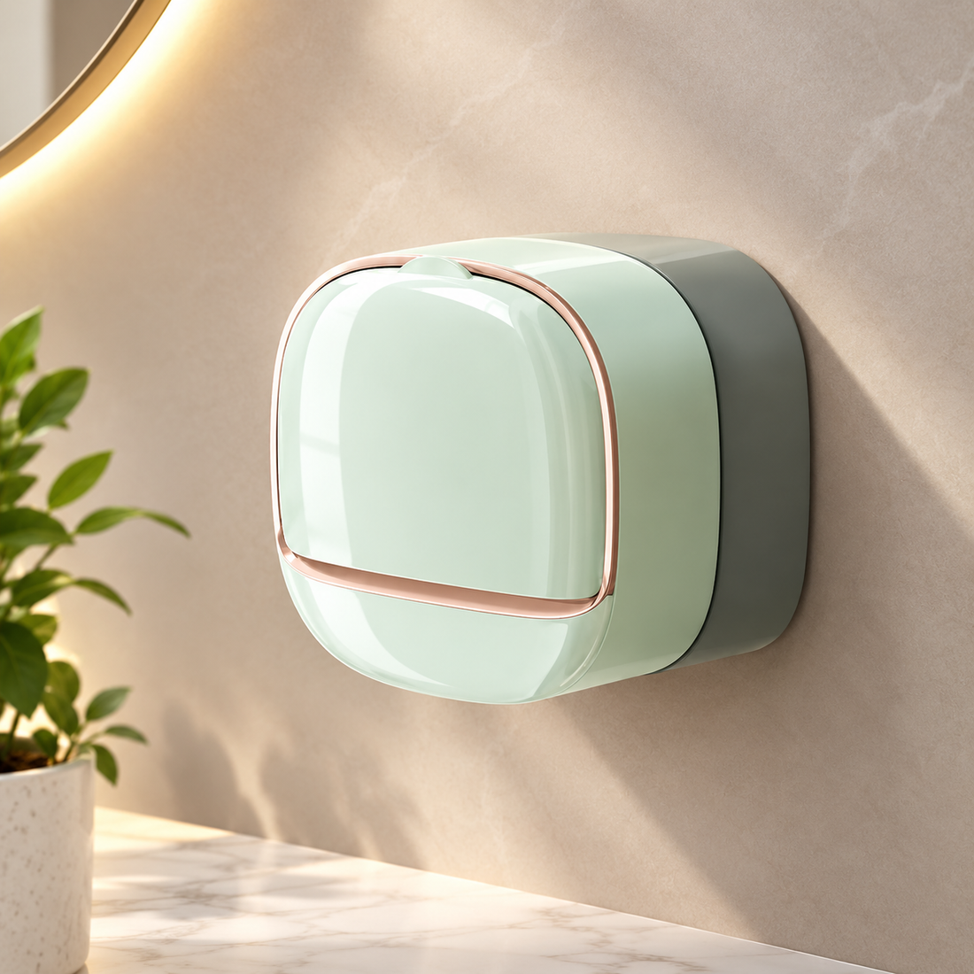 Quick-Drain Wall Mounted Soap Dispenser