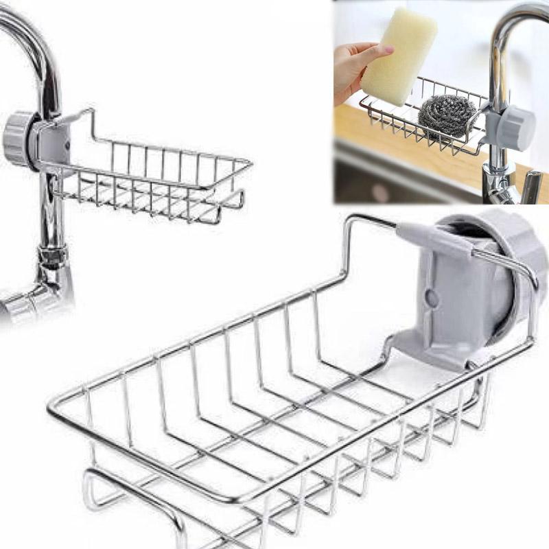 Stainless Steel Hanging Basket for Kitchen Faucet