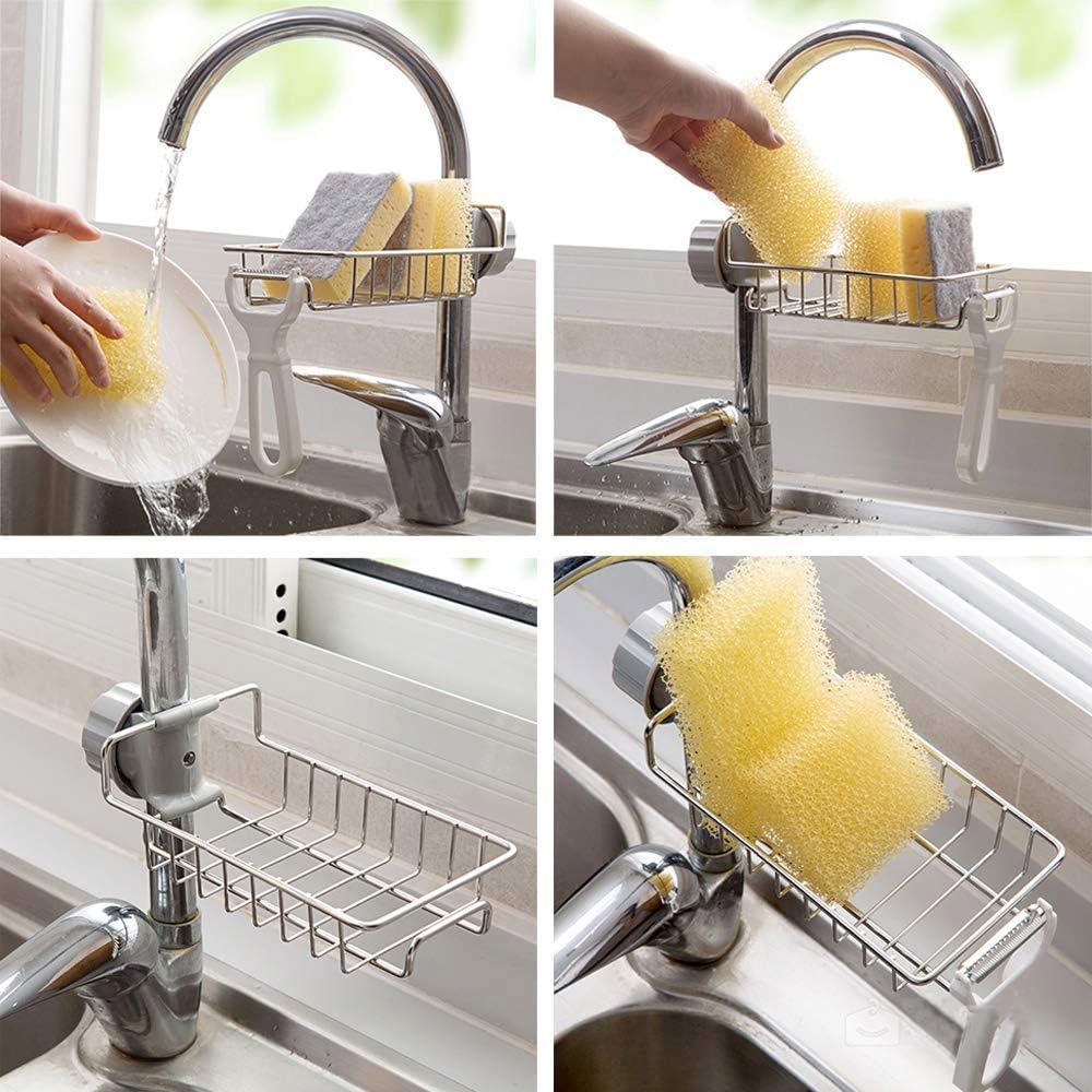 Stainless Steel Hanging Basket for Kitchen Faucet