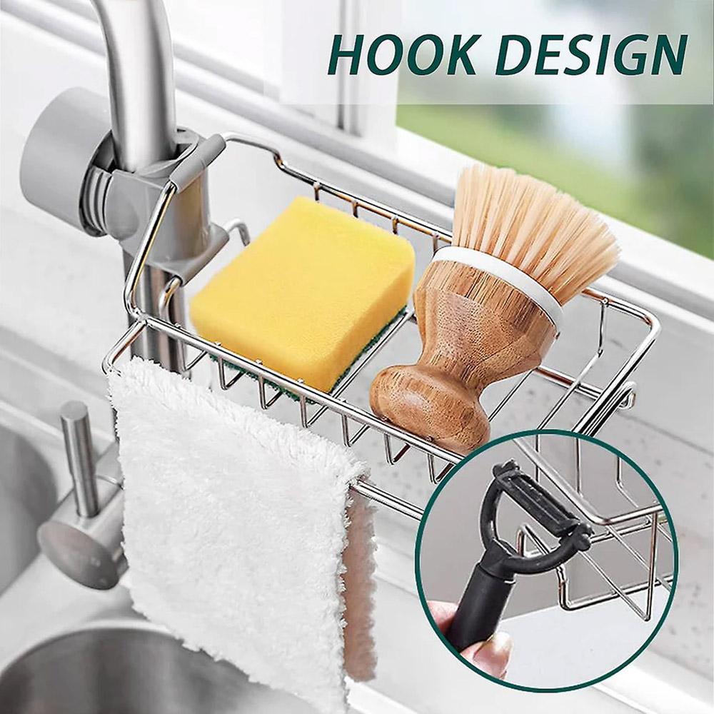Stainless Steel Hanging Basket for Kitchen Faucet