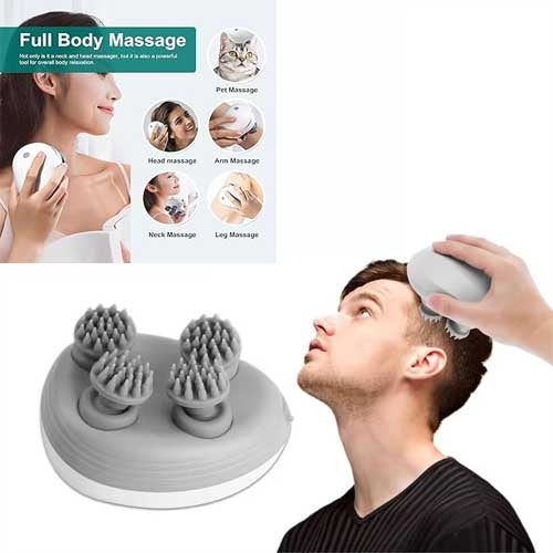 Electric Scalp Head Massager – Deep Relaxation, Hair Growth & Stress Relief Wireless Massager