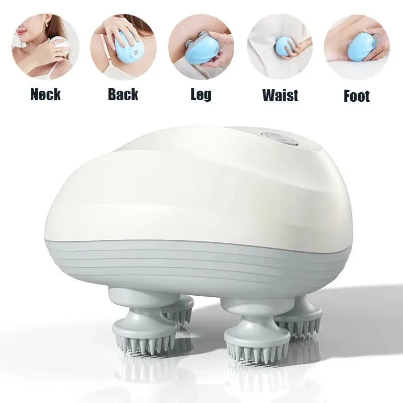 Electric Scalp Head Massager – Deep Relaxation, Hair Growth & Stress Relief Wireless Massager