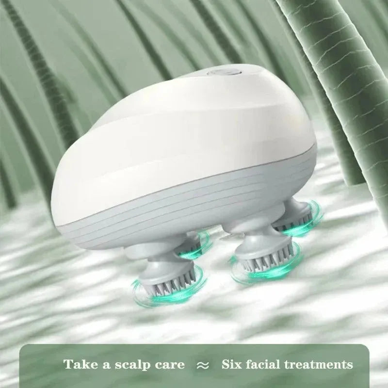 Electric Scalp Head Massager – Deep Relaxation, Hair Growth & Stress Relief Wireless Massager